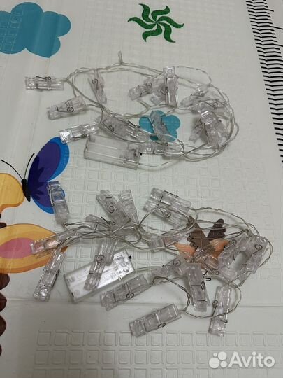 Гирлянда прищепки