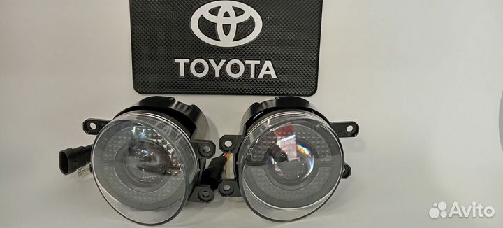 Противотуманные фары Toyota bi-led с дхо