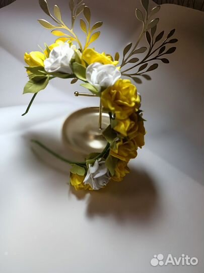 Ободок для волос ручной работы