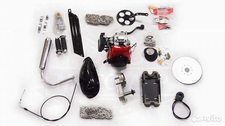 Двигатель веломотор 4Т цепной редуктор 40134