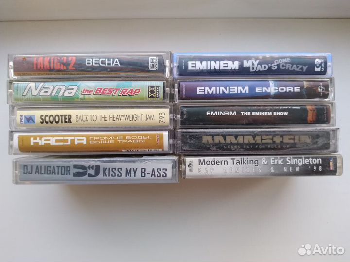 Кассеты с записью Цена за все