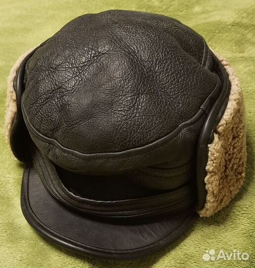 Фуражка зимняя кожаная