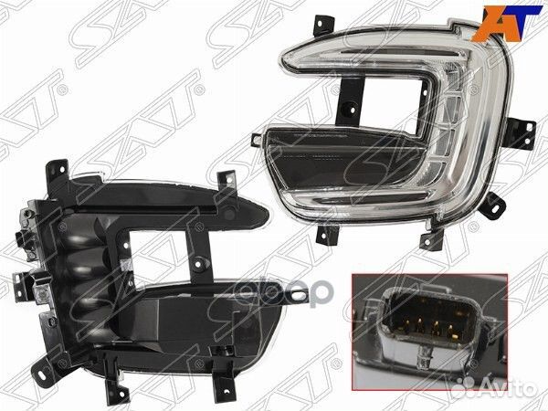 Ходовые огни renault kaptur 16- LH LED ST-551-2