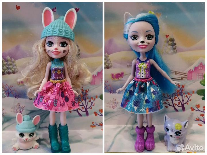 Куклы энчантималс, Enchantimals, Зимние