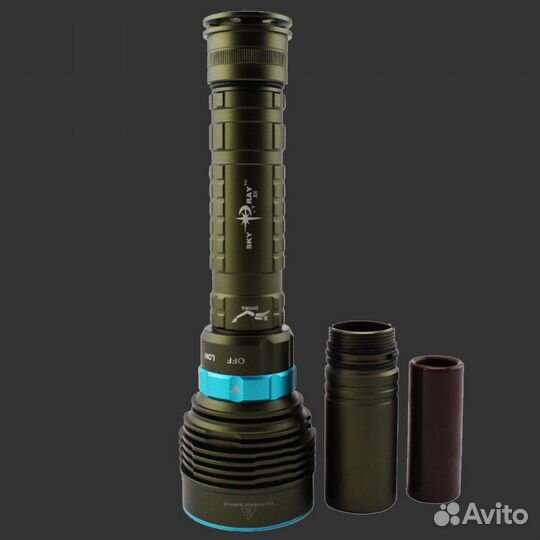 Фонарь 14000 Люмен, Алюминиевый сплав, Дайвинг