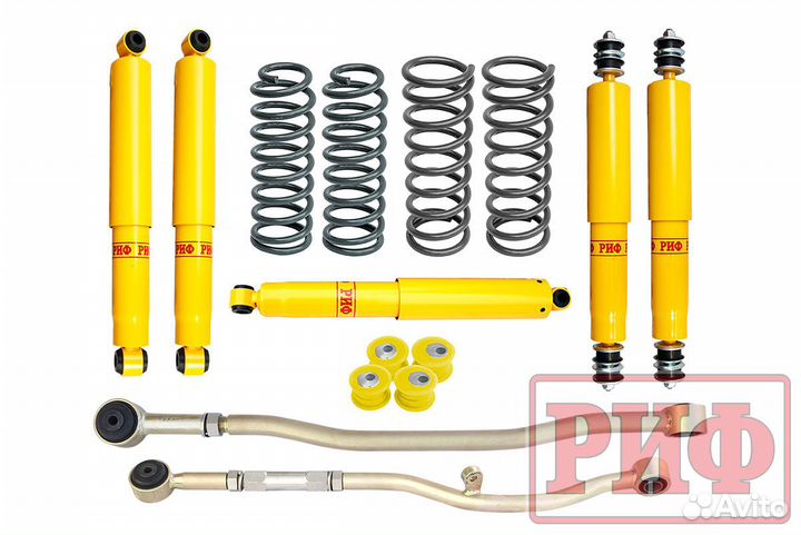 Лифт +100 мм риф Nissan Patrol Y60 и Y61 до 2000г