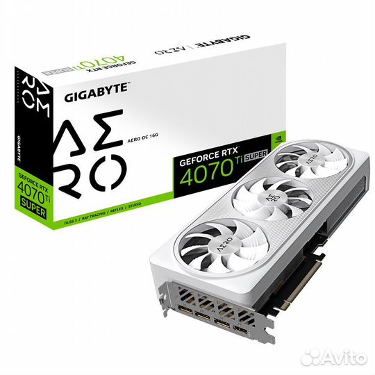 Новая Gigabyte RTX4070Ti super aero OC 16GB