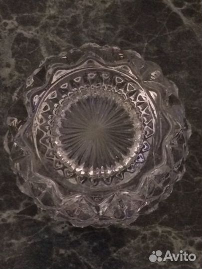 Солонка СССР хрусталь