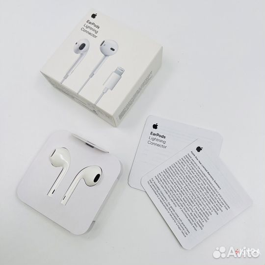 Проводные Наушники Apple Ear Pods Lightning