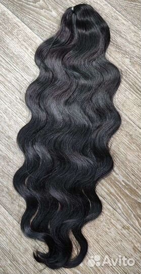 Афролоконы body wave, оттенок горький шоколад, #2