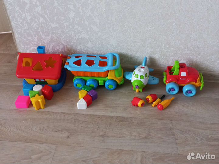 Развивающие игрушки сортеры пакетом