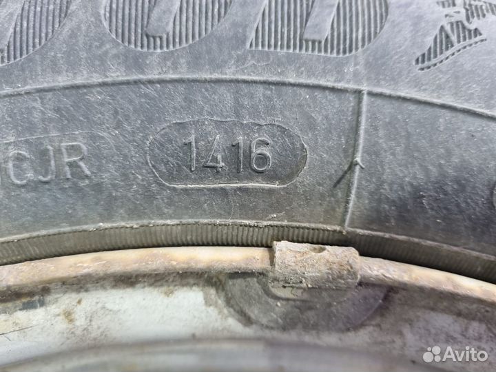 Колеса зимние в сборе 4/100 rio, solaris Goodyear