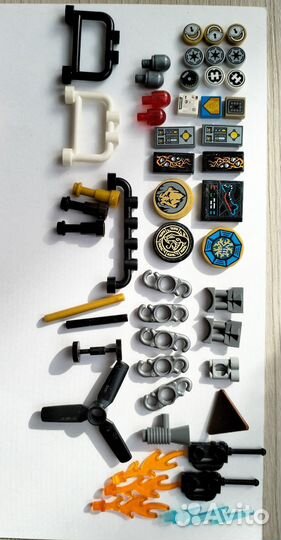 Lego детали, аксессуары поштучно