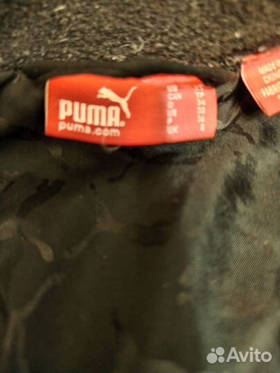 Пуховик женский длинный Puma
