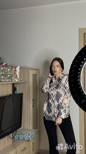 Рубашка женская принт 42