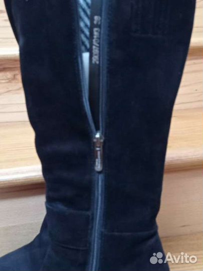 Сапоги женские зимние натуральная замша 39разм