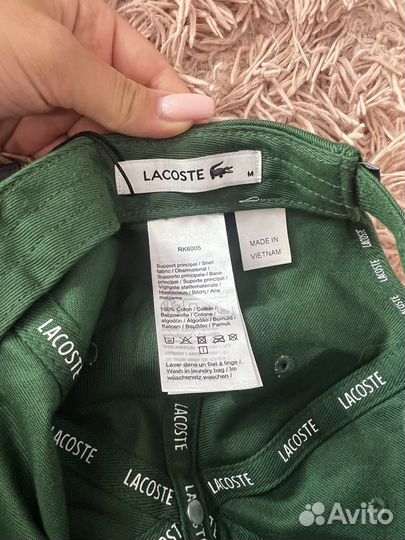 Кепка lacoste оригинальная новая
