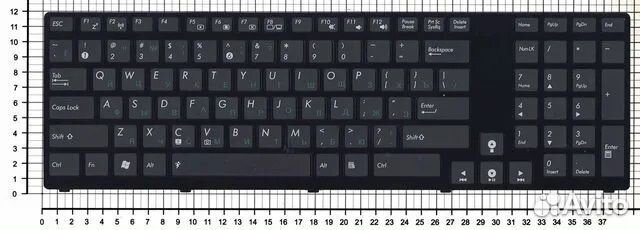 Рабочая Клавиатура ноутбука asus k95v