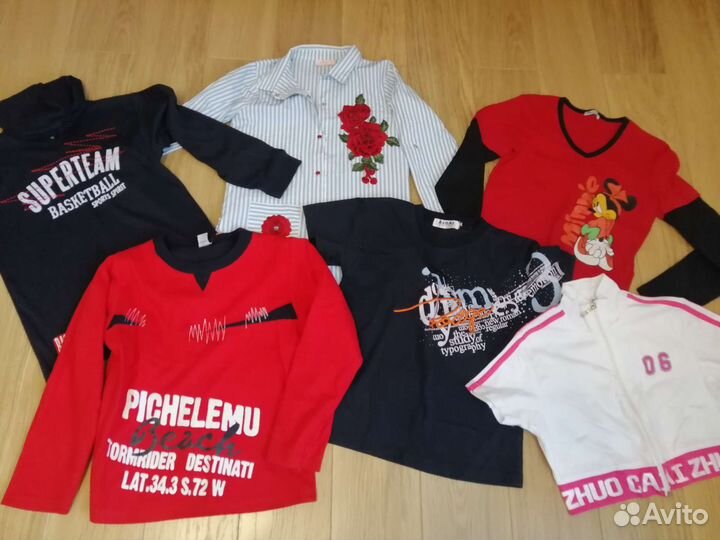 Вещи пакетом на девочку 10-12 лет