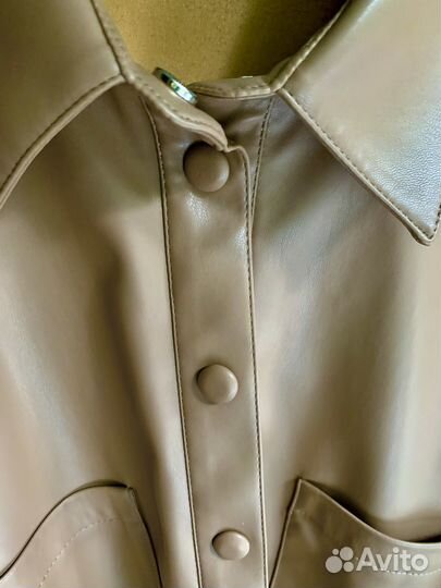 Рубашка из эко кожи