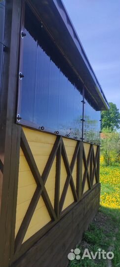 Мягкие окна для беседки