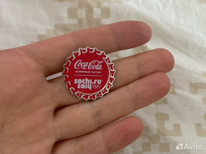 Лимитированный значок Coca Cola с Олимпиады