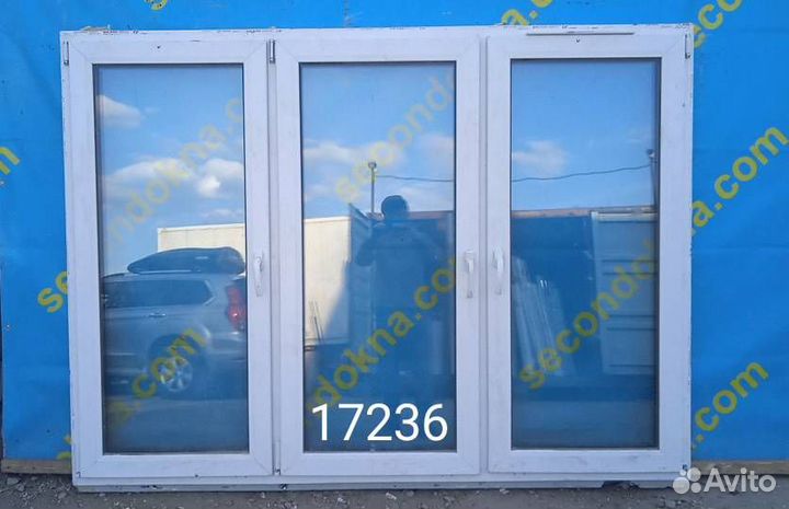 Пластиковое окно Б/У 1520(в)х2080(ш)