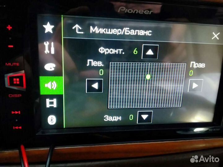 Pioneer 2DIN сенсор Камера заднего вида Bluetooth