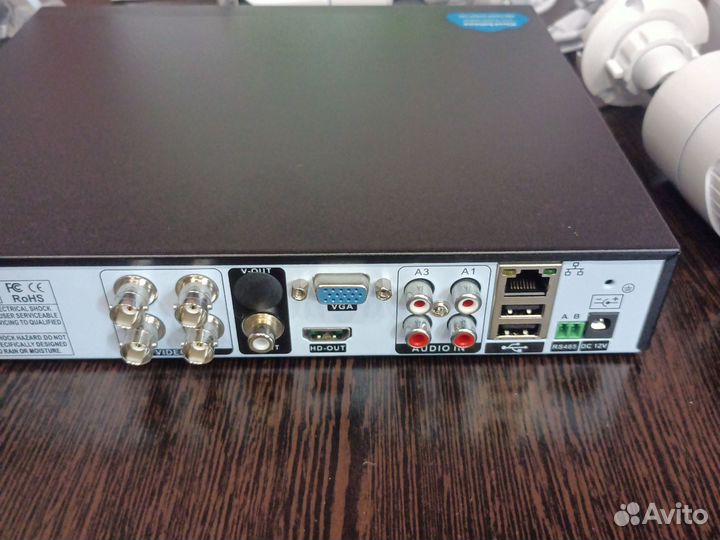 Комплект видеонаблюдения 4 камеры