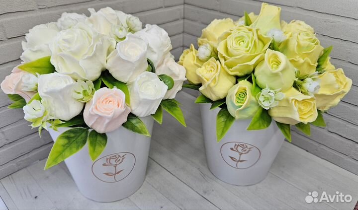 Букеты из сувенирного мыла