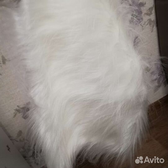 Мех для бороды длинноворсовый деду морозу, гномов