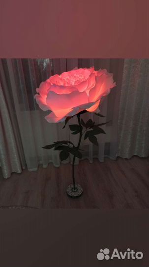 Ростовые цветы светильники