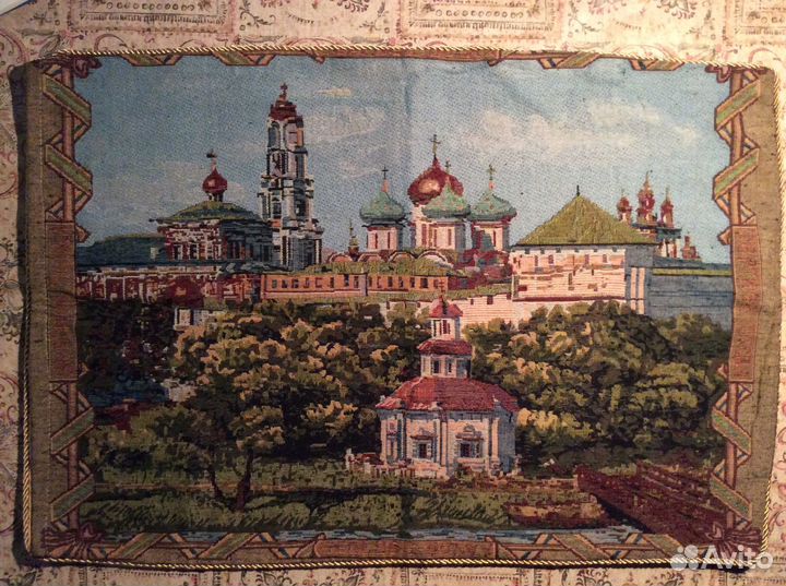 Наволочка гобелен, 69х47, новый