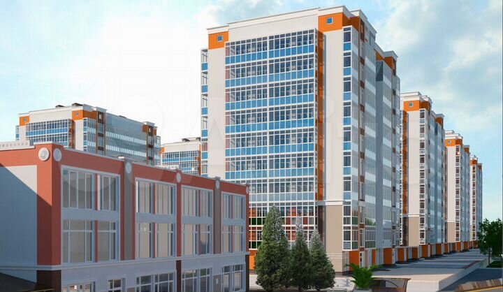 2-к. квартира, 61,4 м², 2/10 эт.