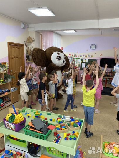 Поздравления от Чебурашки/Мишки/Винни-Пуха