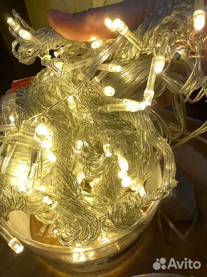 Гирлянды-шторы