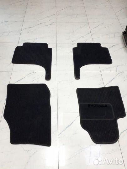 Коврики салона 3D Porsche Cayenne 2002-2007 черные