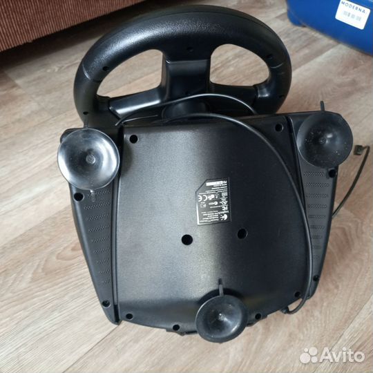 Игровой руль с педалями для пк