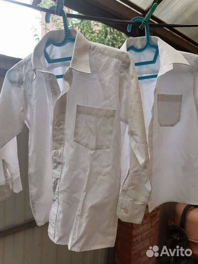 Белые рубашки на первоклассников