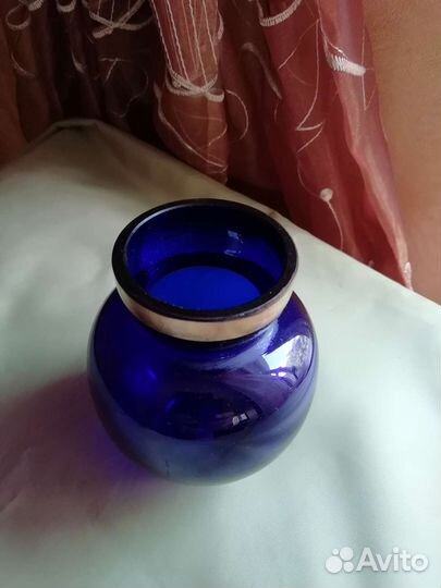 Ваза, стекло, позолота