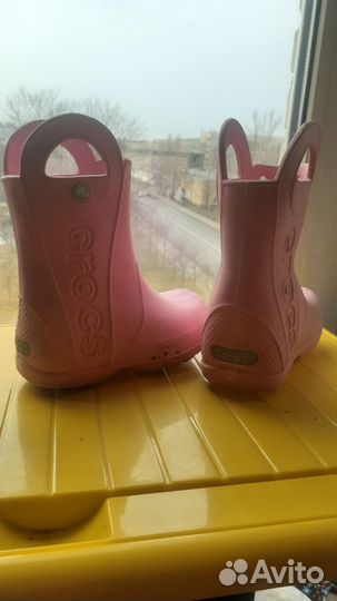 Сапоги Crocs c6 для девочки