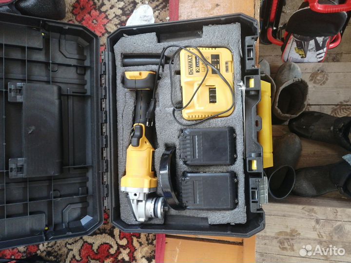 Аккумуляторная болгарка бу