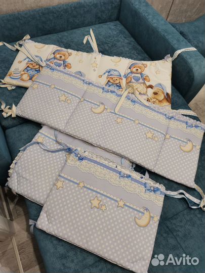 Комплект в кроватку 4 предмета 