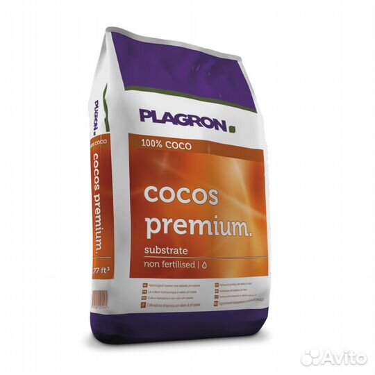 Кокосовый субстрат Plagron cocos premium 50л