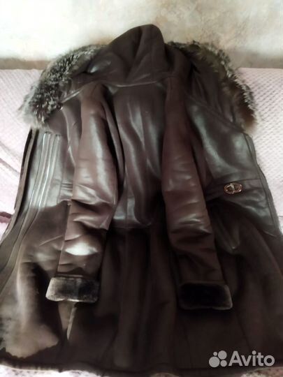 Дубленка женская зима 44