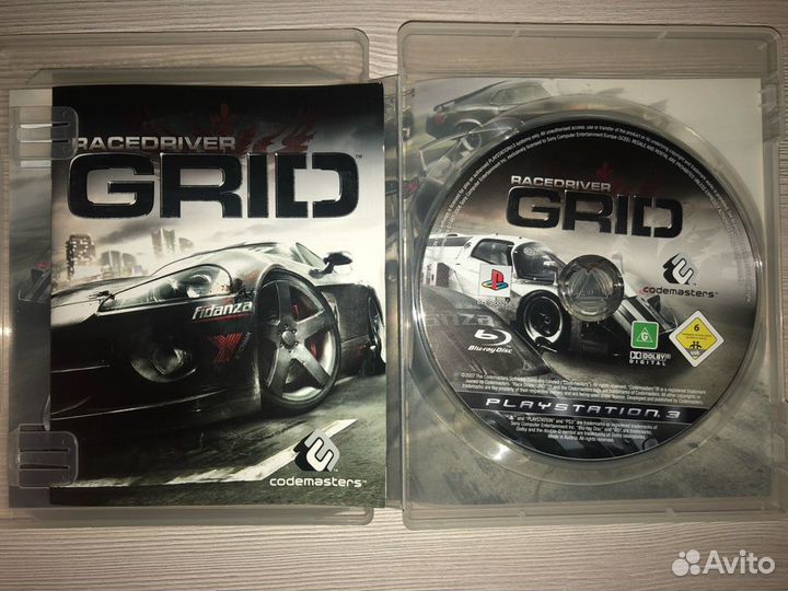 RaceDriver Grid для Sony Ps3