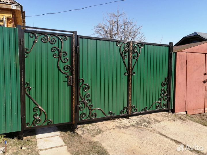Ворота кованные