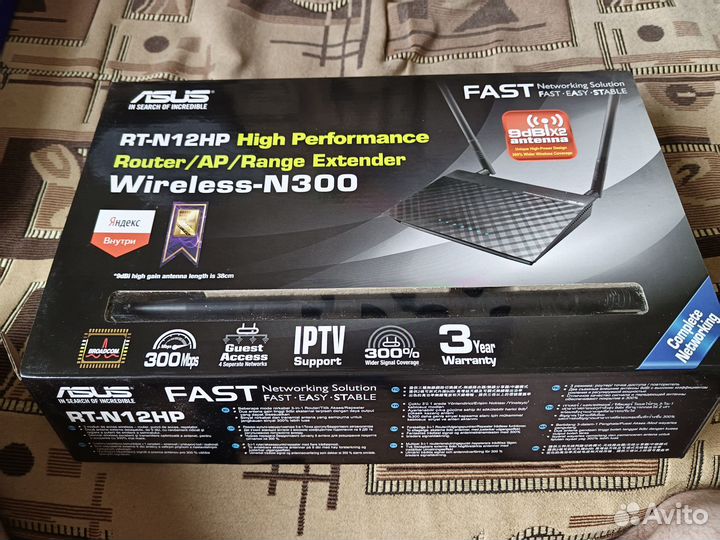 Wifi роутер asus RT-N12HP