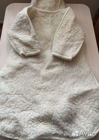 Конверт в коляску зимний натуральная шерсть