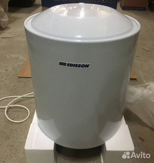 Водонагреватель эмаль бак, Edisson 30 литров Новый